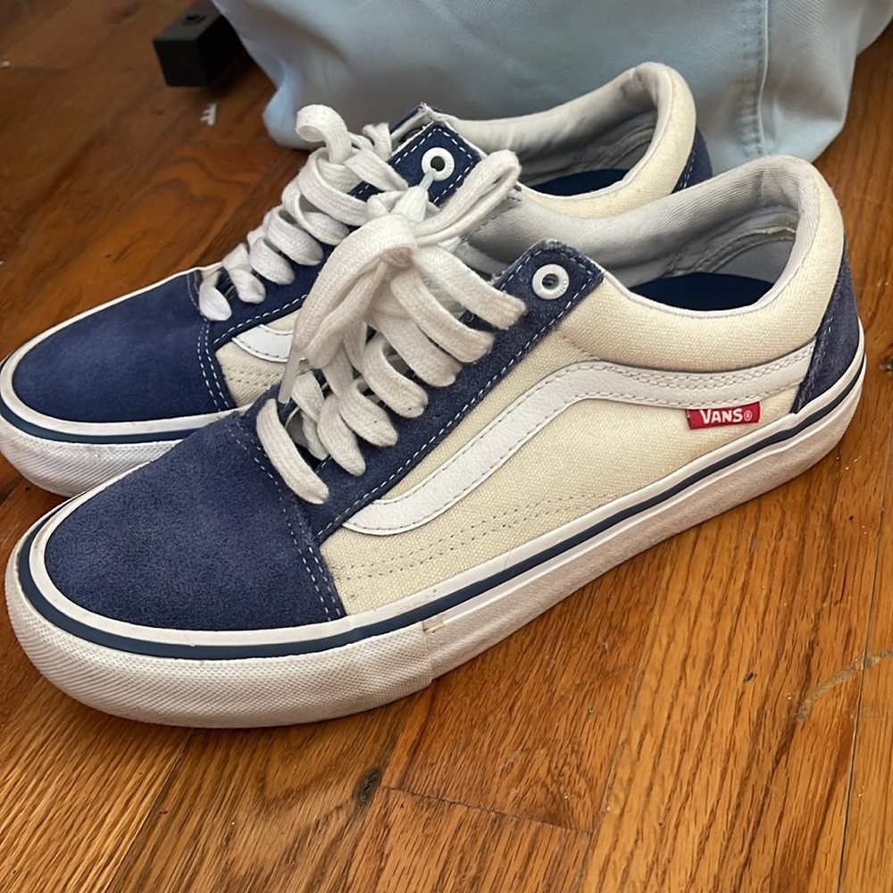 Vans Blue and White Sneakers - Picture 6 of 6